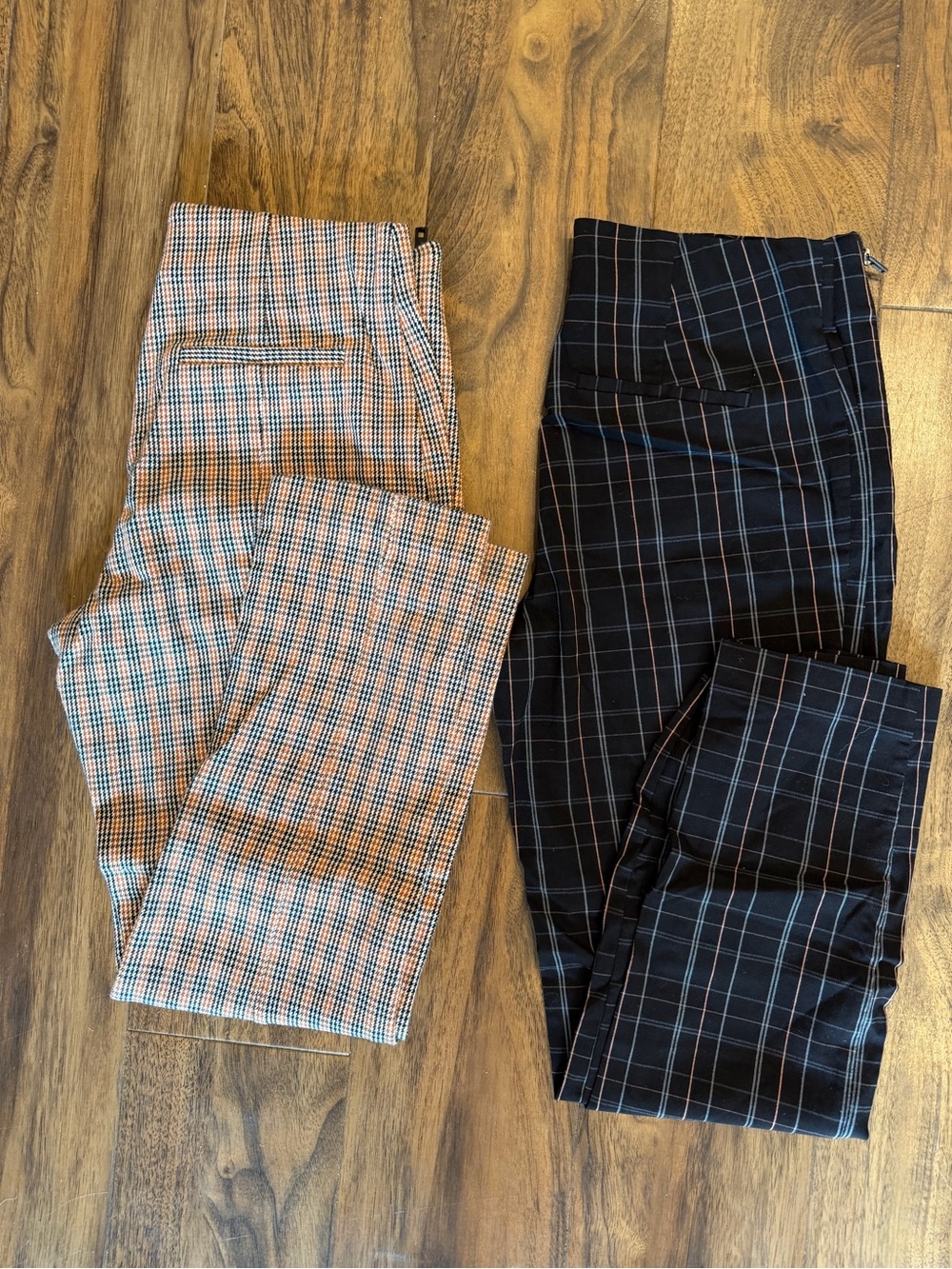 a new day Women’s Plaid Ankle Pants — Set of 2